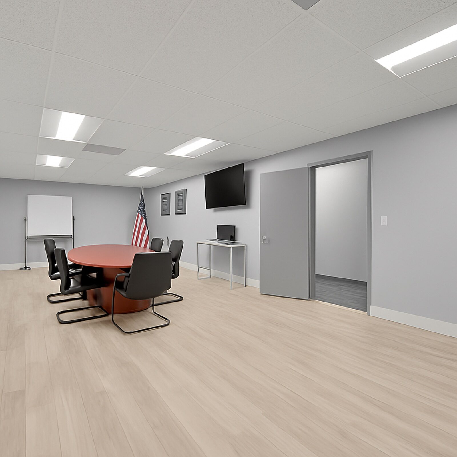 Shared conference room available to members at Pompano Executive Rentals